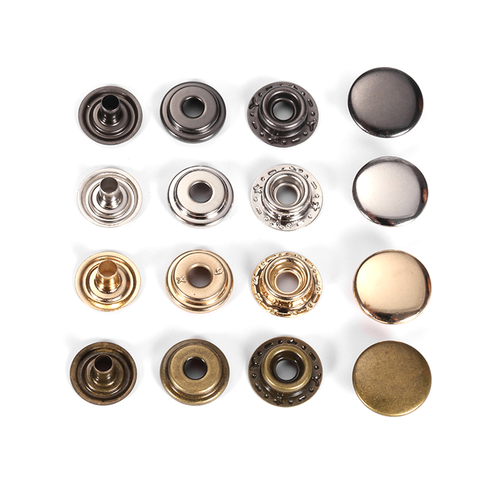 Manufacturer Custom Circle Metal Snap Button For Clothing Accessories