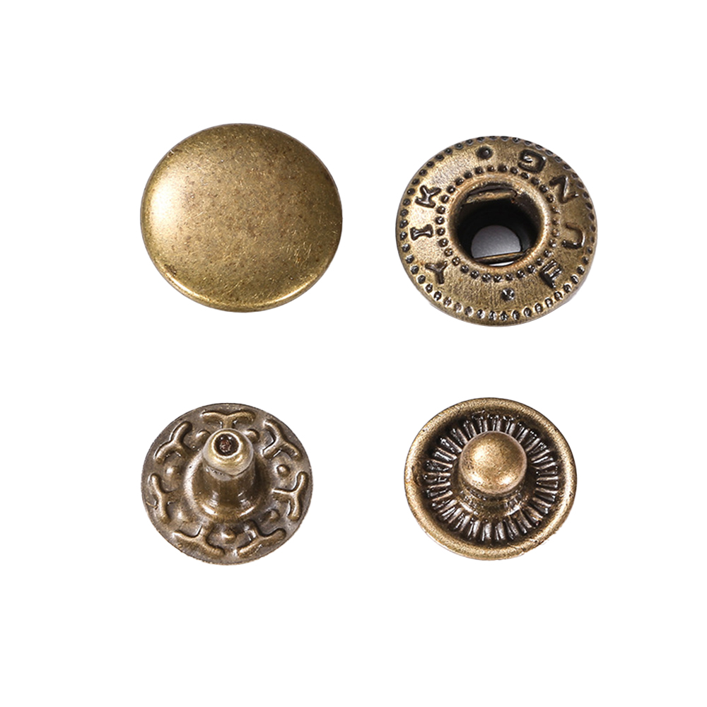 Manufacturer Custom Circle Metal Snap Button For Clothing Accessories