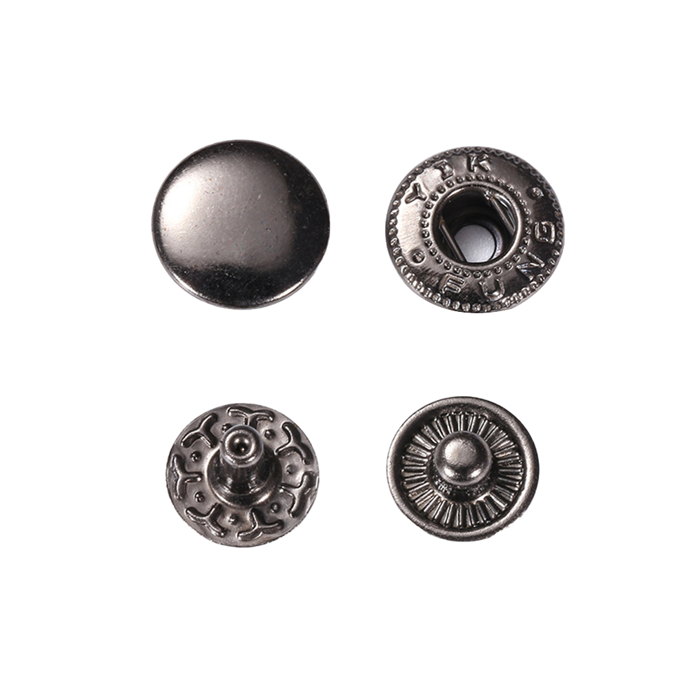 Manufacturer Custom Circle Metal Snap Button For Clothing Accessories