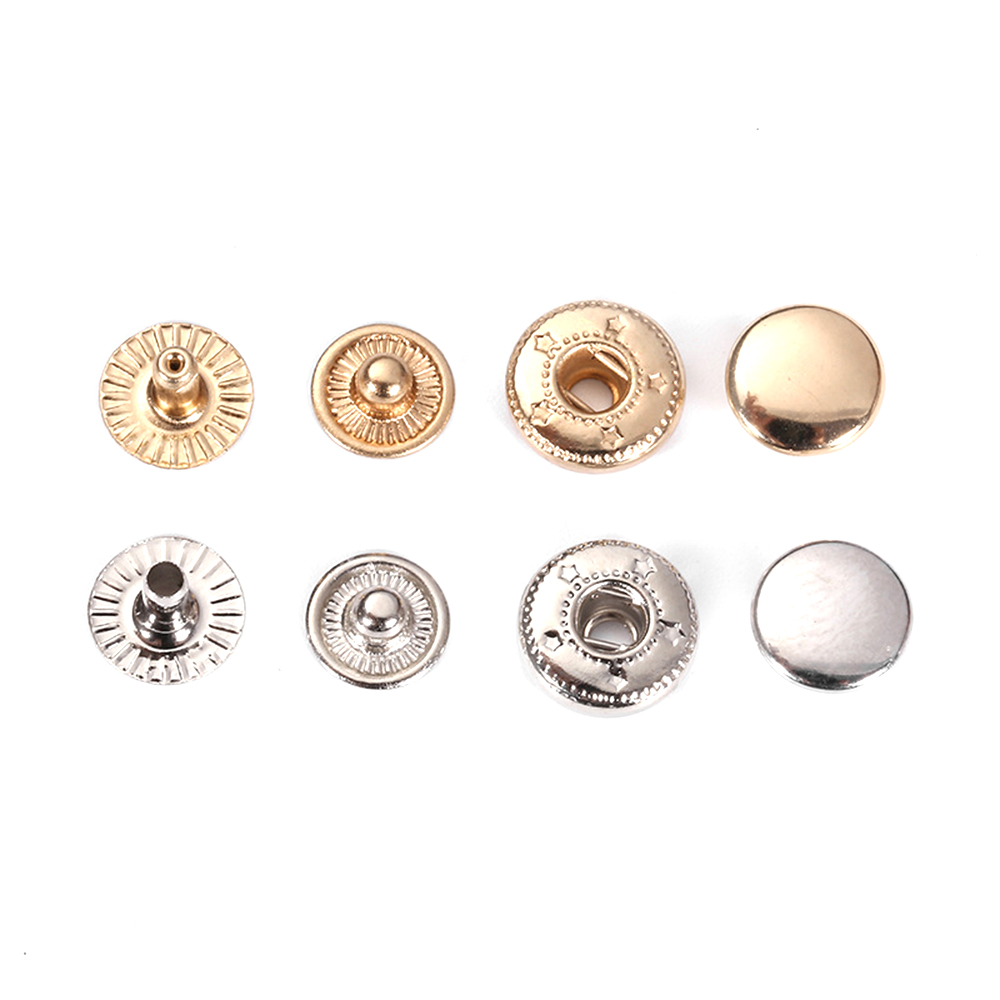 Manufacturer Custom Circle Metal Snap Button For Clothing Accessories